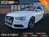 USED 2014 64 AUDI A5 2.0 TDI QUATTRO BLACK EDITION S/S 2d 174 BHP EXCELLENT EXAMPLE+FULLY SERVICED+1 YEAR MOT+BREAKDOWN COVER