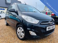 USED 2012 12 HYUNDAI I10 1.2 ACTIVE 5d 85 BHP &pound;20 Road Tax + Full Service History
