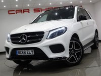 USED 2018 68 MERCEDES-BENZ GLE-CLASS 2.1 GLE 250 D (204 PS) AMG NIGHT EDITION (PREMIUM PLUS) 9G-TRONIC 4MATIC ( EURO 6 ) (S/S) 5DR + NAV + PANORAMIC E/SUNROOF + NIGHT PACKAGE + E/M/HEATED LEATHERS + CRUISE + MEDIA + HARMAN KARDON + L.E.D.S + 360 CAMERA + F-R PARK + PRIVACY + 20