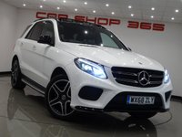 USED 2018 68 MERCEDES-BENZ GLE-CLASS 2.1 GLE 250 D (204 PS) AMG NIGHT EDITION (PREMIUM PLUS) 9G-TRONIC 4MATIC ( EURO 6 ) (S/S) 5DR + NAV + PANORAMIC E/SUNROOF + NIGHT PACKAGE + E/M/HEATED LEATHERS + CRUISE + MEDIA + HARMAN KARDON + L.E.D.S + 360 CAMERA + F-R PARK + PRIVACY + 20
