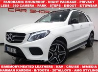 USED 2018 68 MERCEDES-BENZ GLE-CLASS 2.1 GLE 250 D (204 PS) AMG NIGHT EDITION (PREMIUM PLUS) 9G-TRONIC 4MATIC ( EURO 6 ) (S/S) 5DR + NAV + PANORAMIC E/SUNROOF + NIGHT PACKAGE + E/M/HEATED LEATHERS + CRUISE + MEDIA + HARMAN KARDON + L.E.D.S + 360 CAMERA + F-R PARK + PRIVACY + 20