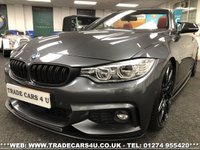 USED 2015 65 BMW 4 SERIES 3.0 435D XDRIVE M SPORT 2d 309 BHP FREE UK DELIVERY*VIDEO AVAILABLE* FINANCE ARRANGED* PART EX*HPI CLEAR