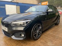 USED 2018 67 BMW 1 SERIES 1.5 118I M SPORT SHADOW EDITION 3d 134 BHP FSH / LOW MILEAGE / SATNAV