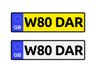 USED 2026 NUMBER PLATE PLATE W80 DAR 