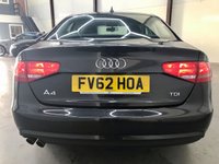 USED 2012 62 AUDI A4 2.0 TDI SE 4d 141 BHP Automatic, Sat Nav, Bluetooth