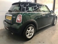 USED 2012 62 MINI HATCH COOPER 1.6 COOPER 3d 122 BHP British Racing Green,DAB