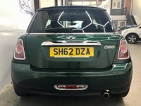 USED 2012 62 MINI HATCH COOPER 1.6 COOPER 3d 122 BHP British Racing Green,DAB