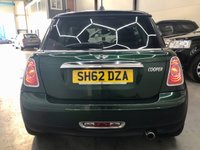 USED 2012 62 MINI HATCH COOPER 1.6 COOPER 3d 122 BHP British Racing Green,DAB