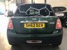 USED 2012 62 MINI HATCH COOPER 1.6 COOPER 3d 122 BHP British Racing Green,DAB
