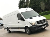 USED 2017 17 MERCEDES-BENZ SPRINTER 2.1 314CDI 140 BHP FRONT & REAR PARKING SENSORS+2 KEYS