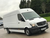 USED 2017 17 MERCEDES-BENZ SPRINTER 2.1 314CDI 140 BHP FRONT & REAR PARKING SENSORS+2 KEYS