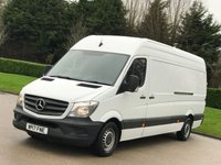 USED 2017 17 MERCEDES-BENZ SPRINTER 2.1 314CDI 140 BHP FRONT & REAR PARKING SENSORS+2 KEYS