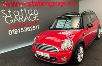 USED 2011 11 MINI CLUBMAN 1.6 COOPER D 5d 112 BHP 17 INCH ALLOYS,   HALF LEATHER RED SPORT INTERIOR