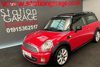 USED 2011 11 MINI CLUBMAN 1.6 COOPER D 5d 112 BHP 17 INCH ALLOYS,   HALF LEATHER RED SPORT INTERIOR