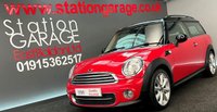 USED 2011 11 MINI CLUBMAN 1.6 COOPER D 5d 112 BHP 17 INCH ALLOYS,   HALF LEATHER RED SPORT INTERIOR