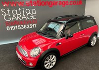 USED 2011 11 MINI CLUBMAN 1.6 COOPER D 5d 112 BHP 17 INCH ALLOYS,   HALF LEATHER RED SPORT INTERIOR