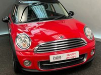 USED 2011 11 MINI CLUBMAN 1.6 COOPER D 5d 112 BHP 17 INCH ALLOYS,   HALF LEATHER RED SPORT INTERIOR