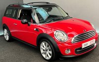 USED 2011 11 MINI CLUBMAN 1.6 COOPER D 5d 112 BHP 17 INCH ALLOYS,   HALF LEATHER RED SPORT INTERIOR