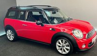 USED 2011 11 MINI CLUBMAN 1.6 COOPER D 5d 112 BHP 17 INCH ALLOYS,   HALF LEATHER RED SPORT INTERIOR