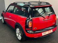 USED 2011 11 MINI CLUBMAN 1.6 COOPER D 5d 112 BHP 17 INCH ALLOYS,   HALF LEATHER RED SPORT INTERIOR
