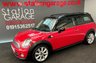 USED 2011 11 MINI CLUBMAN 1.6 COOPER D 5d 112 BHP 17 INCH ALLOYS,   HALF LEATHER RED SPORT INTERIOR