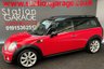 USED 2011 11 MINI CLUBMAN 1.6 COOPER D 5d 112 BHP 17 INCH ALLOYS,   HALF LEATHER RED SPORT INTERIOR