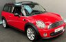 USED 2011 11 MINI CLUBMAN 1.6 COOPER D 5d 112 BHP 17 INCH ALLOYS,   HALF LEATHER RED SPORT INTERIOR