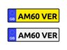 USED 2026 NUMBER PLATE PLATE AM60 VER 
