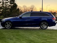 USED 2018 18 MERCEDES-BENZ C CLASS 2.1 C 220 D AMG LINE 5d 170 BHP Sat Nav Leather AMG Alloys