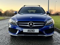 USED 2018 18 MERCEDES-BENZ C CLASS 2.1 C 220 D AMG LINE 5d 170 BHP Sat Nav Leather AMG Alloys