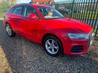 USED 2016 16 AUDI Q3 2.0 TDI SE MISANO RED ONLY 77000 MILES VERY CLEAN EXAMPLE GOOD HISTORY  AA APPROVED NATIONWIDE DELIVERY