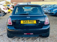 USED 2011 11 MINI HATCH ONE 1.6 ONE 3d 98 BHP Superb Mini with Lots of Extras in Metallic Black