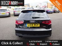 USED 2014 14 AUDI A3 1.4 TFSI S LINE 5d 121 BHP FULLY SERVICED+1 YEAR MOT+BREAKDOWN COVER