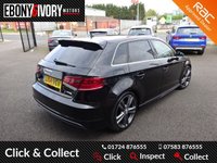 USED 2014 14 AUDI A3 1.4 TFSI S LINE 5d 121 BHP FULLY SERVICED+1 YEAR MOT+BREAKDOWN COVER