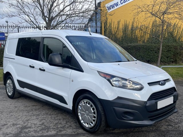 2017 17 Ford Transit Connect 230 TDCI L2 D/CAB 5 SEAT CREW VAN T/SLD