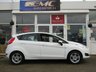 USED 2013 63 FORD FIESTA 1.0 ZETEC 5d 99 BHP Finished in FROZEN WHITE with contrasting DARK GREY Cloth interior trim. This Fiesta is a small family 5 door car that you can really enjoy driving. Economical and cheap to run, stylish to look at and some great features. Specification includes, Zero road tax, B/Tooth, Alloys, Air Con, Heated front Screen, Rear Park sensors and much more, makes this a must for the first time driver or small family. Dealer Serviced at 5544 miles, 5742 miles, 8547 miles, 19803 miles and on arrival at EMC.