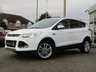 USED 2016 66 FORD KUGA 2.0 TITANIUM X TDCI 5d 148 BHP Finished in FROZEN WHITE with contrasting HEATED LEATHER TRIM. This Kuga is a great choice if you like driving. It's one of the most enjoyable, practical and fun family SUV's around. Features include PAN ROOF, Sat Nav, DAB, Electric Power Boot, Heated Full Leather,  Cruise Control, 19" Alloys, B/Tooth and much more. Serviced at the following miles: 11739 miles, 24525 miles, 35035 miles, 42146 miles, 49982 miles, comes with 2 keys & MOT until 11/2022