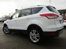 USED 2016 66 FORD KUGA 2.0 TITANIUM X TDCI 5d 148 BHP Finished in FROZEN WHITE with contrasting HEATED LEATHER TRIM. This Kuga is a great choice if you like driving. It's one of the most enjoyable, practical and fun family SUV's around. Features include PAN ROOF, Sat Nav, DAB, Electric Power Boot, Heated Full Leather,  Cruise Control, 19" Alloys, B/Tooth and much more. Serviced at the following miles: 11739 miles, 24525 miles, 35035 miles, 42146 miles, 49982 miles, comes with 2 keys & MOT until 11/2022