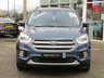 USED 2019 19 FORD KUGA 2.0 TITANIUM EDITION 5d 148 BHP Finished in CHROME BLUE metallic with contrasting BLACK PART LEATHER TRIM. Still under Manufacturers Warranty until 29/3/2022. This Kuga is a great choice if you like driving. It's one of the most enjoyable, practical and fun family SUV's around. Features include Sat Nav, 18" ALLOYS, Rear Park Sensors, Tinted Windows, DAB, B/Tooth, Cruise and much more. Dealer serviced at 11082 miles, 23992 miles, 32849 miles and at 43484 miles on 16/7/2021.