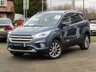 USED 2019 19 FORD KUGA 2.0 TITANIUM EDITION 5d 148 BHP Finished in CHROME BLUE metallic with contrasting BLACK PART LEATHER TRIM. Still under Manufacturers Warranty until 29/3/2022. This Kuga is a great choice if you like driving. It's one of the most enjoyable, practical and fun family SUV's around. Features include Sat Nav, 18" ALLOYS, Rear Park Sensors, Tinted Windows, DAB, B/Tooth, Cruise and much more. Dealer serviced at 11082 miles, 23992 miles, 32849 miles and at 43484 miles on 16/7/2021.