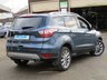 USED 2019 19 FORD KUGA 2.0 TITANIUM EDITION 5d 148 BHP Finished in CHROME BLUE metallic with contrasting BLACK PART LEATHER TRIM. Still under Manufacturers Warranty until 29/3/2022. This Kuga is a great choice if you like driving. It's one of the most enjoyable, practical and fun family SUV's around. Features include Sat Nav, 18" ALLOYS, Rear Park Sensors, Tinted Windows, DAB, B/Tooth, Cruise and much more. Dealer serviced at 11082 miles, 23992 miles, 32849 miles and at 43484 miles on 16/7/2021.