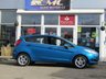 USED 2013 13 FORD FIESTA 1.0 ZETEC 5d 99 BHP Finished in Special Edition CANDY BLUE METALLIC with contrasting GREY Cloth interior trim. This Fiesta is a small family 5 door car that you can really enjoy driving. Economical and cheap to run, stylish to look at and some great features. Specification includes, Zero road tax, B/Tooth, Alloys, Air Con, Heated front Screen and much more, makes this a must for the first time driver or small family. Serviced at 3021 miles, 6049 miles, 11884 miles, 14701 miles, 17365 miles and on arrival at 19319 m