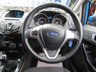 USED 2013 13 FORD FIESTA 1.0 ZETEC 5d 99 BHP Finished in Special Edition CANDY BLUE METALLIC with contrasting GREY Cloth interior trim. This Fiesta is a small family 5 door car that you can really enjoy driving. Economical and cheap to run, stylish to look at and some great features. Specification includes, Zero road tax, B/Tooth, Alloys, Air Con, Heated front Screen and much more, makes this a must for the first time driver or small family. Serviced at 3021 miles, 6049 miles, 11884 miles, 14701 miles, 17365 miles and on arrival at 19319 m
