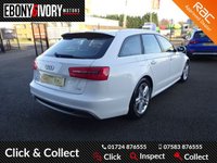 USED 2013 63 AUDI A6 2.0 AVANT TDI S LINE 5d 175 BHP FULLY SERVICED+1 YEAR MOT+BREAKDOWN COVER