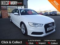 USED 2013 63 AUDI A6 2.0 AVANT TDI S LINE 5d 175 BHP FULLY SERVICED+1 YEAR MOT+BREAKDOWN COVER