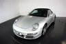 USED 2006 56 PORSCHE 911 997 3.8 CARRERA 4S TIPTRONIC S 2d-FANTASTIC LOW MILEAGE EXAMPLE FINISHED IN ARCTIC SILVER-SPORTS EXHAUST-SILVER COLOURED INSTRUMENT DIALS-HEATED BLACK LEATHER-ELECTRIC MEMORY SEAT-UNMARKED 19