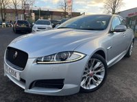 USED 2014 14 JAGUAR XF 2.2 D R-SPORT 4d 200 BHP FULL 1 YEARS MOT - PART LEATHER-ALLOYS-TURBO DIESEL - CLIMATE CONTROL- FINANCE AVAILABLE!!