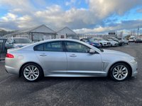 USED 2014 14 JAGUAR XF 2.2 D R-SPORT 4d 200 BHP FULL 1 YEARS MOT - PART LEATHER-ALLOYS-TURBO DIESEL - CLIMATE CONTROL- FINANCE AVAILABLE!!