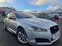 USED 2014 14 JAGUAR XF 2.2 D R-SPORT 4d 200 BHP FULL 1 YEARS MOT - PART LEATHER-ALLOYS-TURBO DIESEL - CLIMATE CONTROL- FINANCE AVAILABLE!!