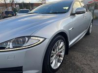 USED 2014 14 JAGUAR XF 2.2 D R-SPORT 4d 200 BHP FULL 1 YEARS MOT - PART LEATHER-ALLOYS-TURBO DIESEL - CLIMATE CONTROL- FINANCE AVAILABLE!!
